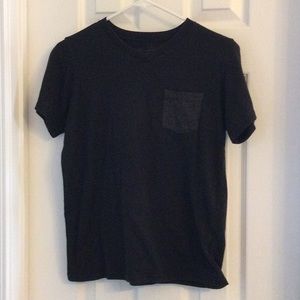 Black shirt w/gray pocket by Blue Crown